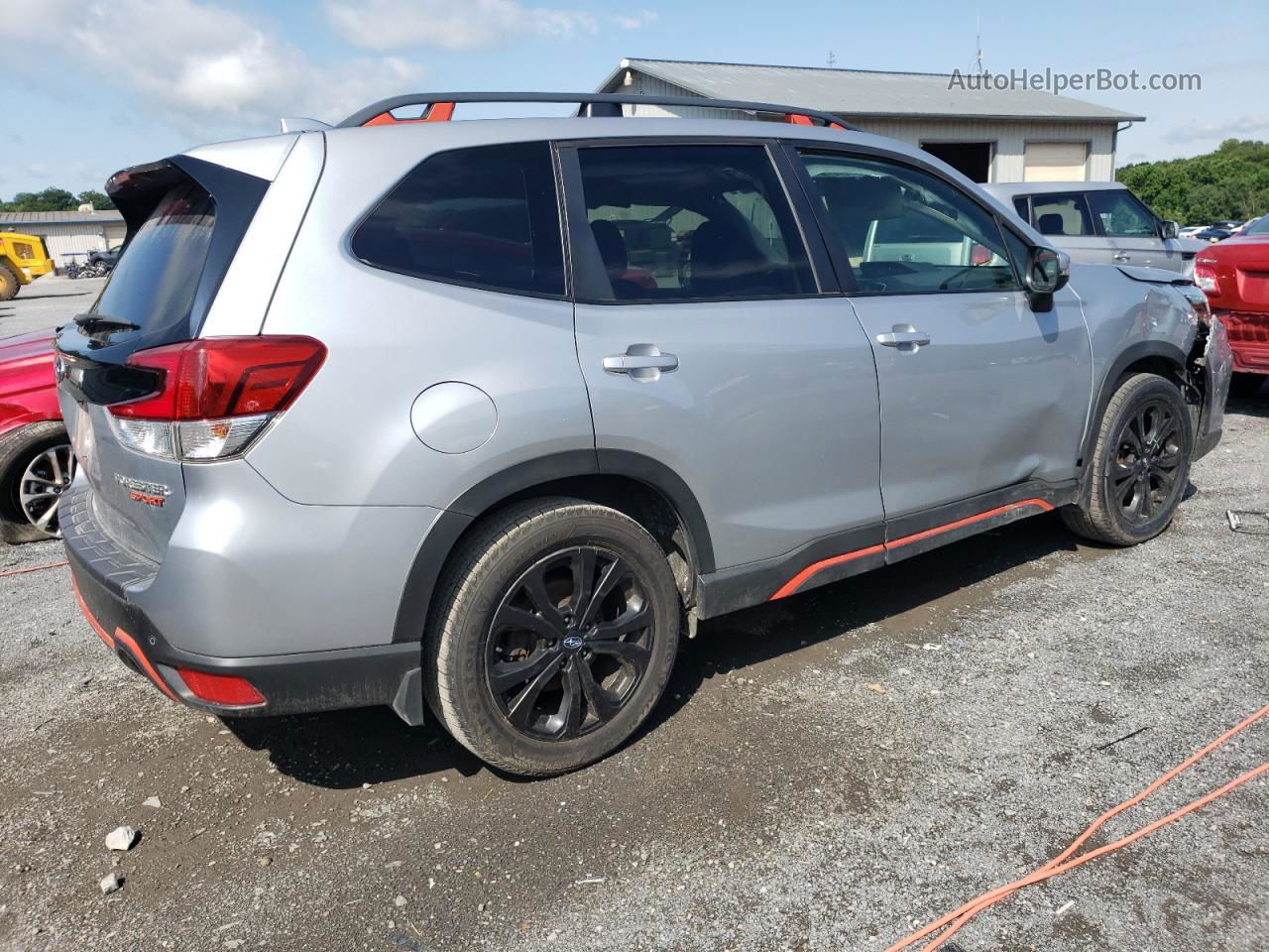 2019 Subaru Forester Sport Silver vin: JF2SKAPC6KH444806