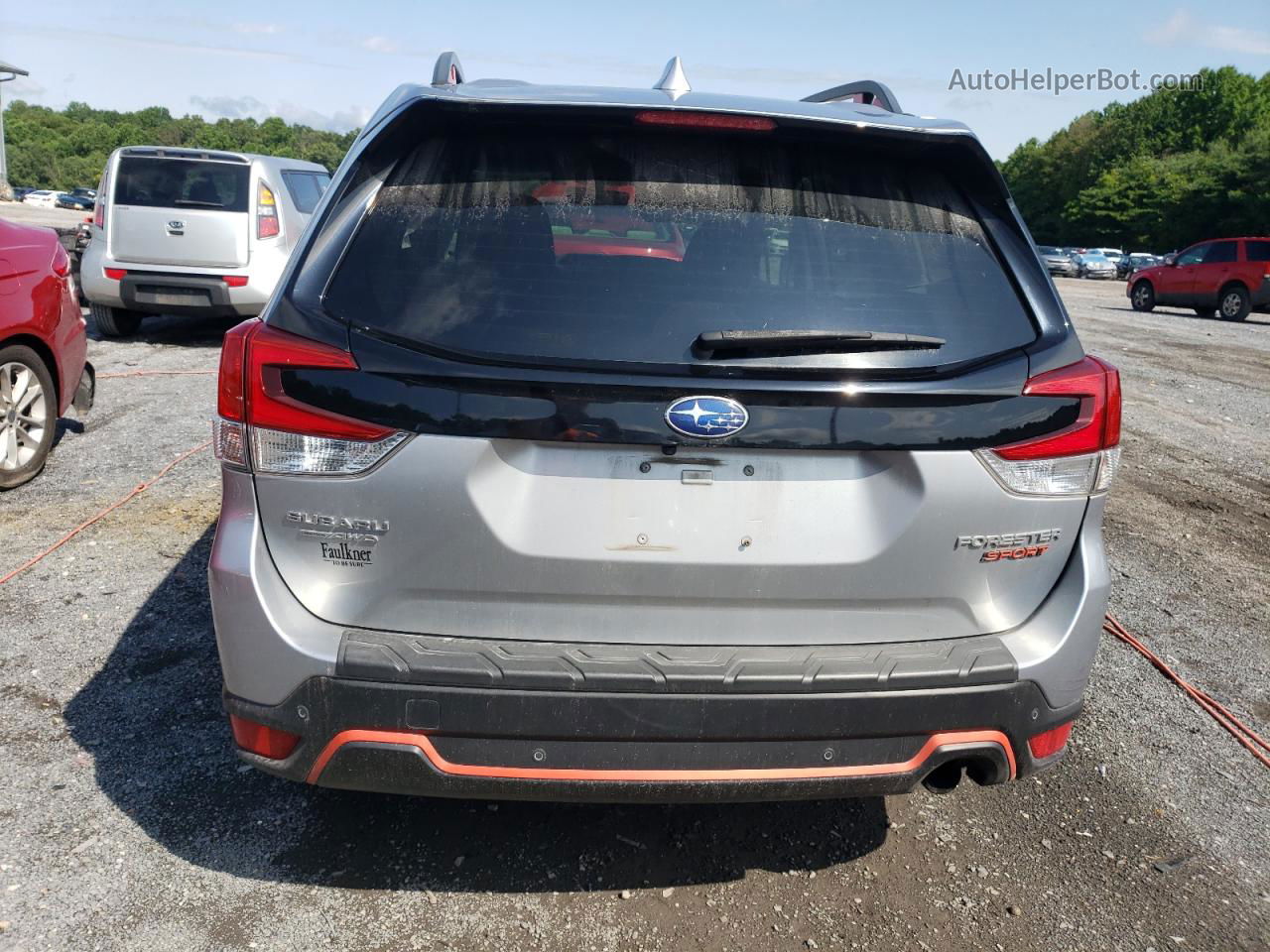 2019 Subaru Forester Sport Silver vin: JF2SKAPC6KH444806