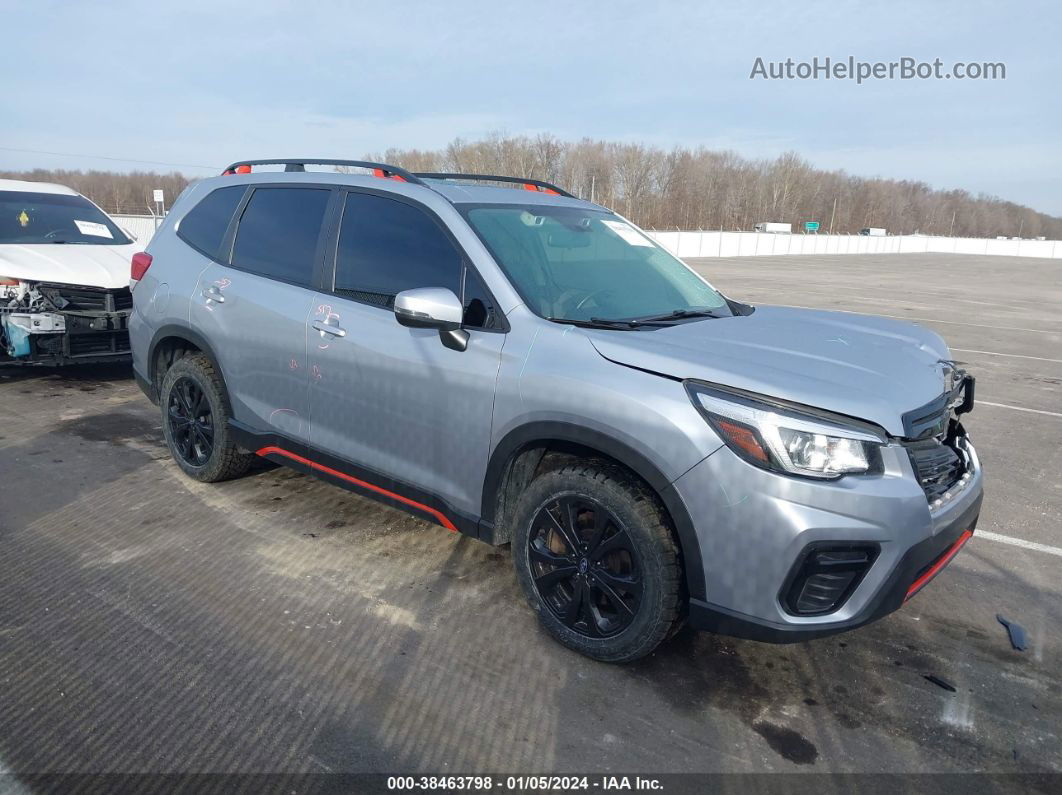 2019 Subaru Forester Sport Серебряный vin: JF2SKAPC6KH538801