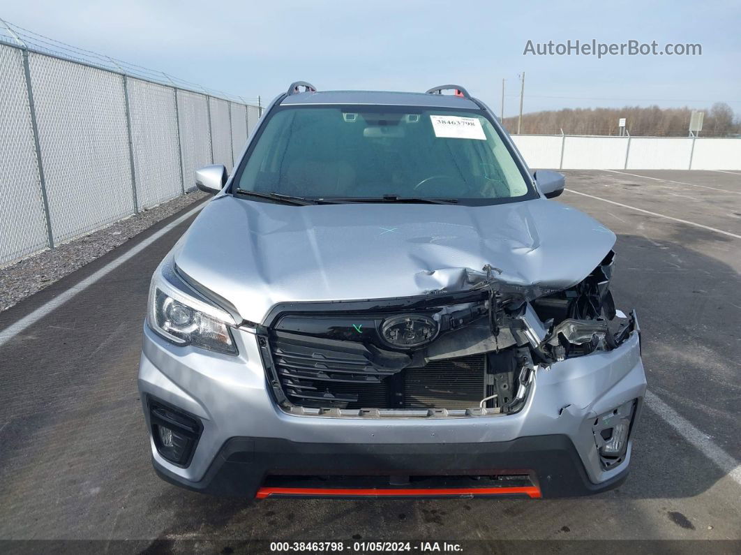 2019 Subaru Forester Sport Серебряный vin: JF2SKAPC6KH538801