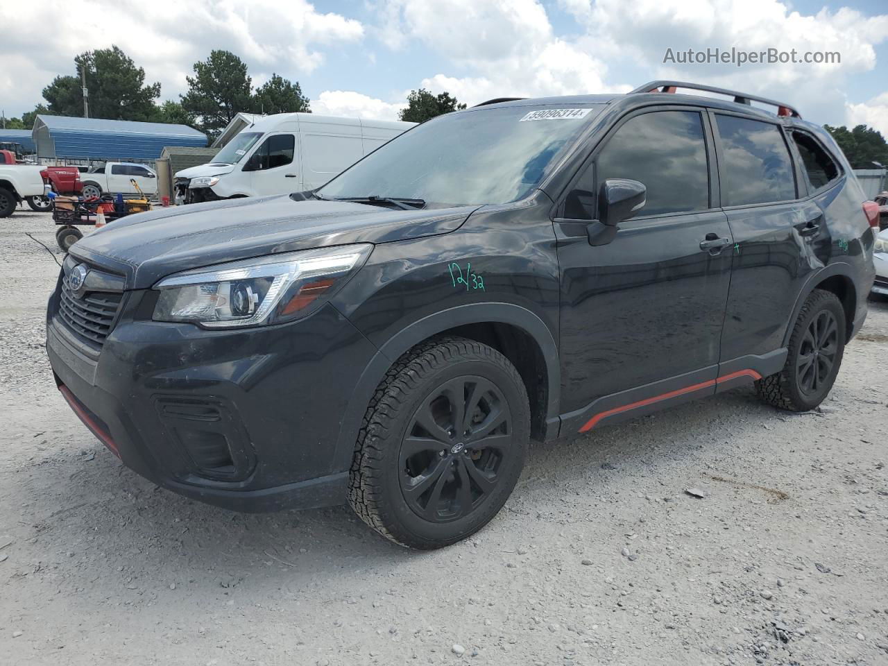 2019 Subaru Forester Sport Black vin: JF2SKAPC6KH579056