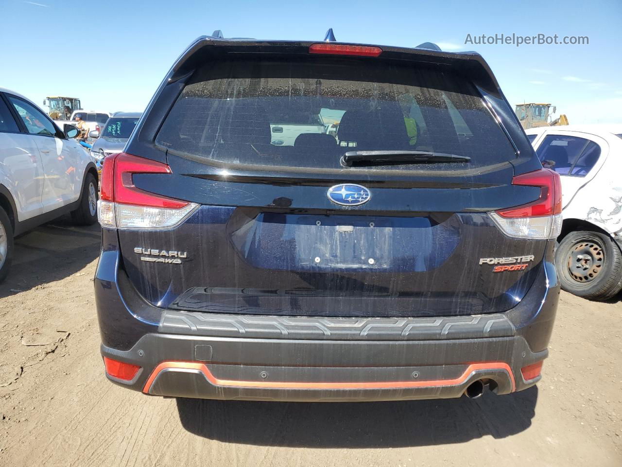 2019 Subaru Forester Sport Blue vin: JF2SKAPC7KH595797