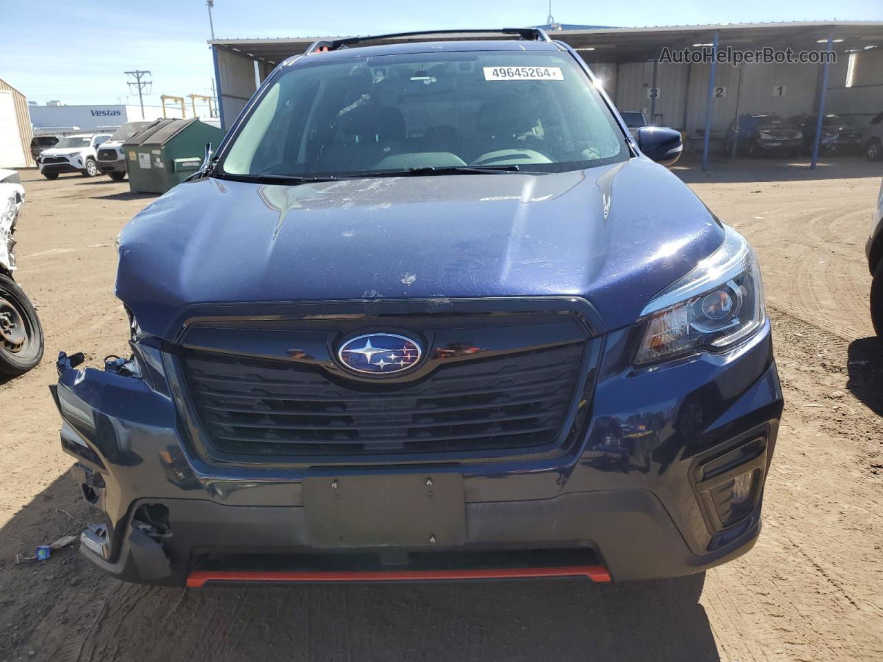 2019 Subaru Forester Sport Blue vin: JF2SKAPC7KH595797