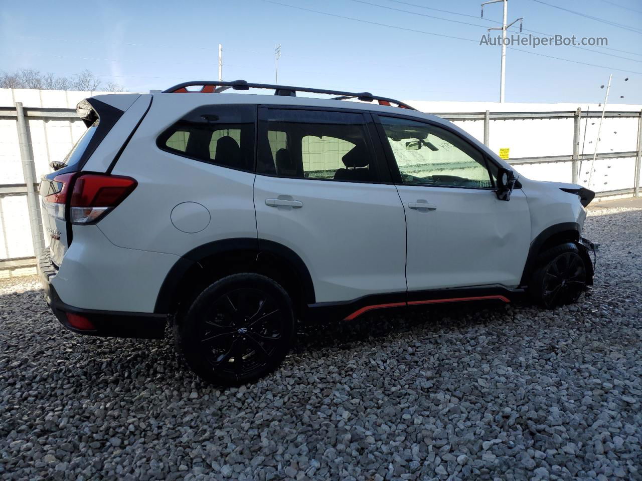 2020 Subaru Forester Sport Белый vin: JF2SKARC0LH420841