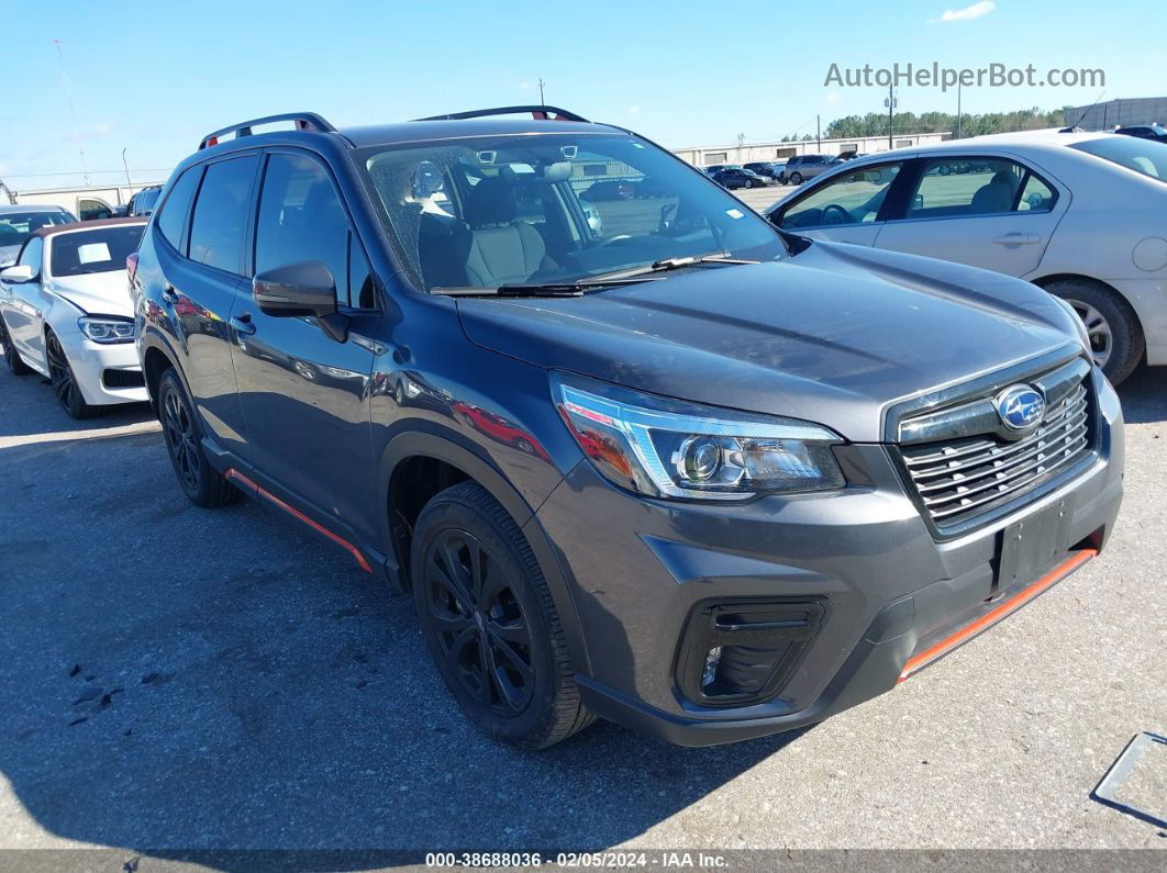 2020 Subaru Forester Sport Gray vin: JF2SKARC0LH482403