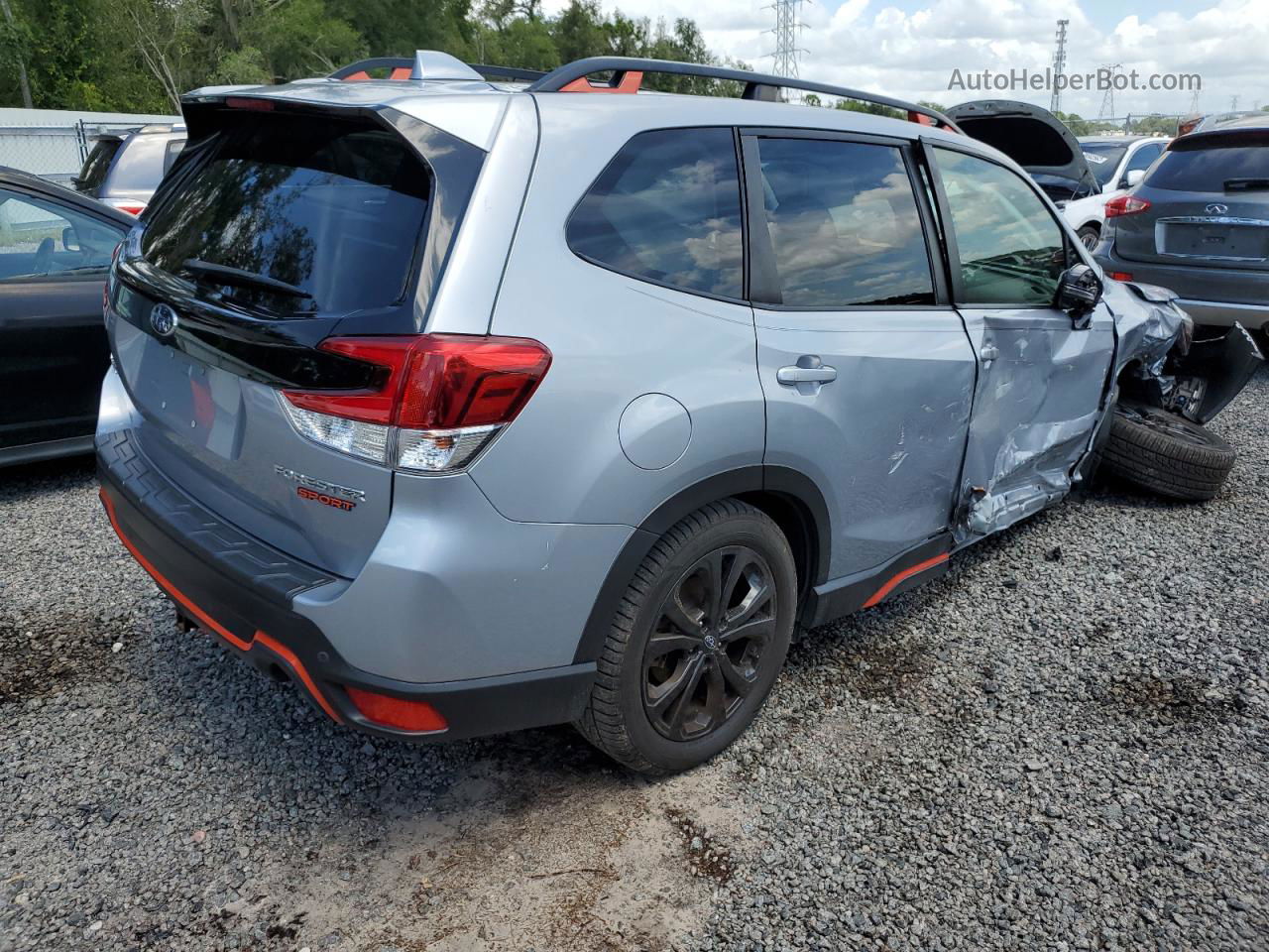 2020 Subaru Forester Sport Gray vin: JF2SKARC1LH406348