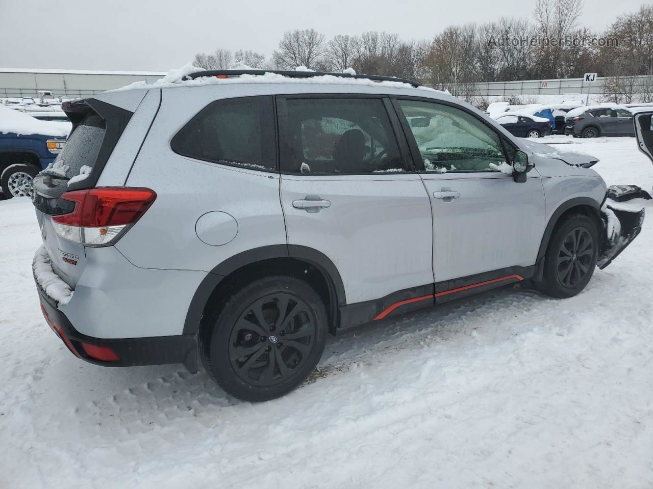 2020 Subaru Forester Sport Серебряный vin: JF2SKARC1LH440175