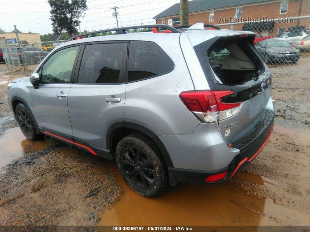 2020 Subaru Forester Sport Silver vin: JF2SKARC4LH528105