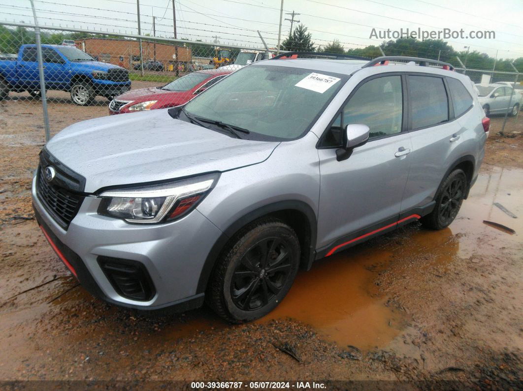 2020 Subaru Forester Sport Silver vin: JF2SKARC4LH528105