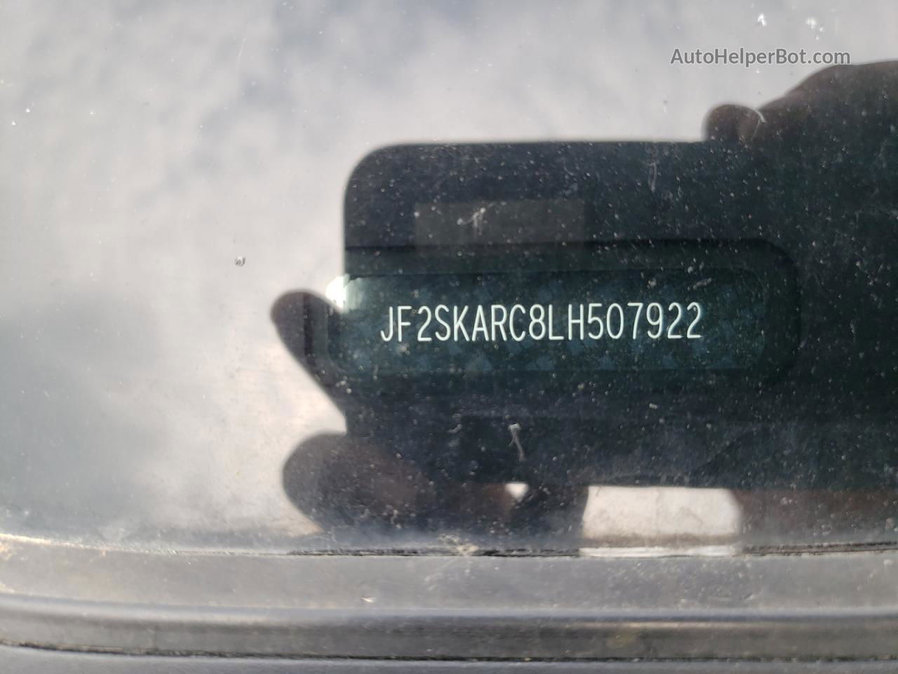 2020 Subaru Forester Sport Silver vin: JF2SKARC8LH507922