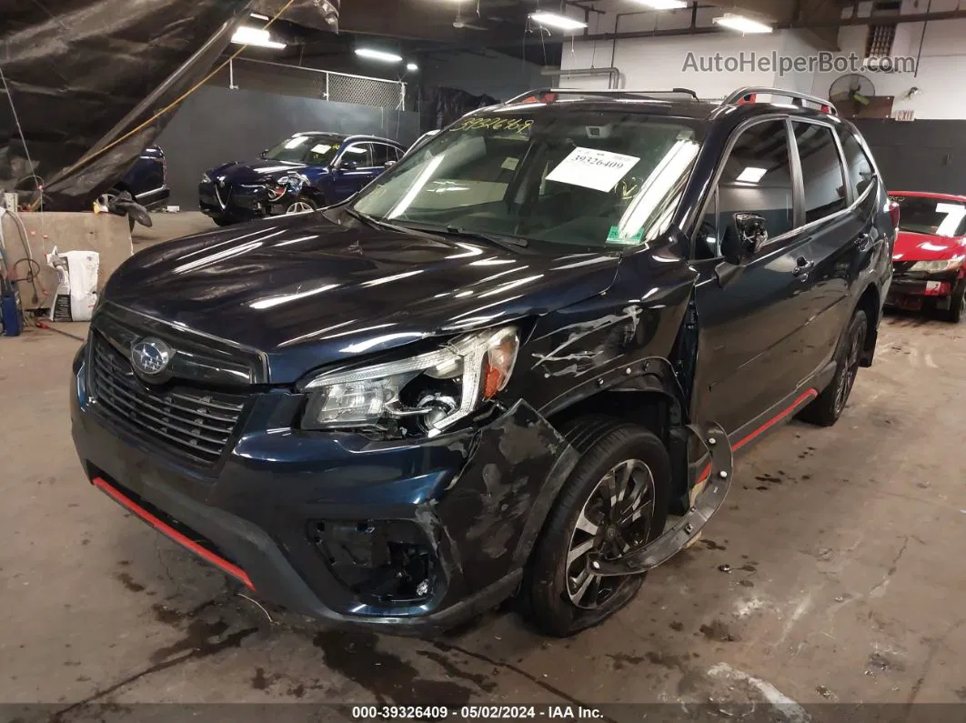 2020 Subaru Forester Sport Dark Blue vin: JF2SKARCXLH610078