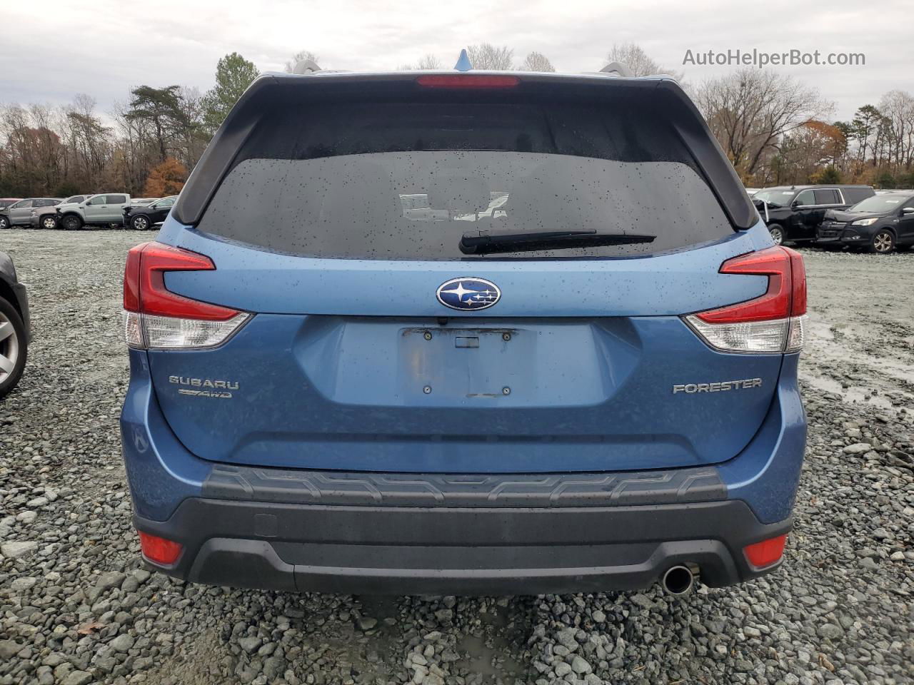 2020 Subaru Forester Limited Синий vin: JF2SKASC1LH462140