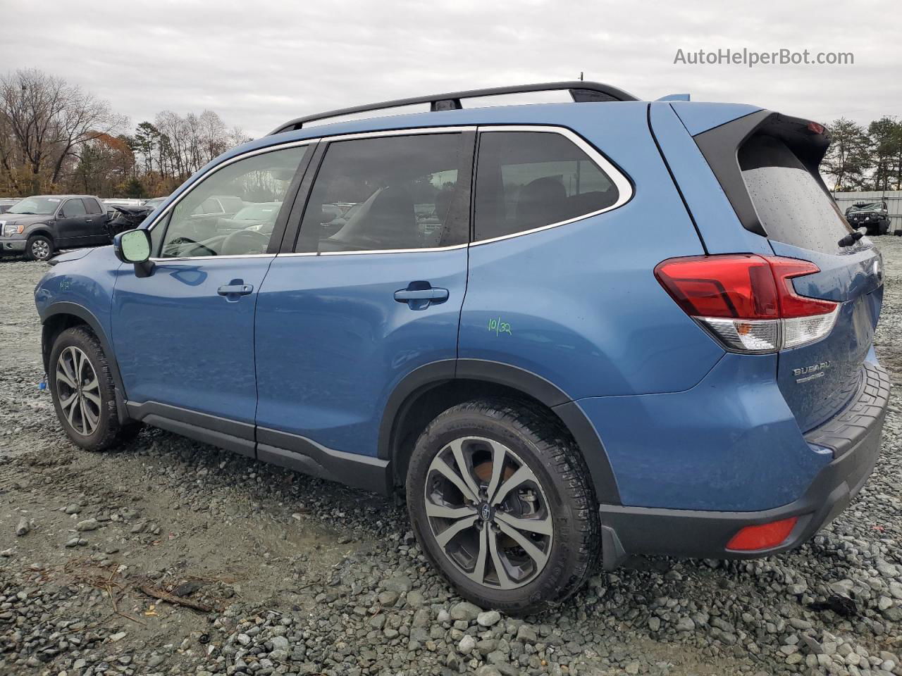 2020 Subaru Forester Limited Синий vin: JF2SKASC1LH462140