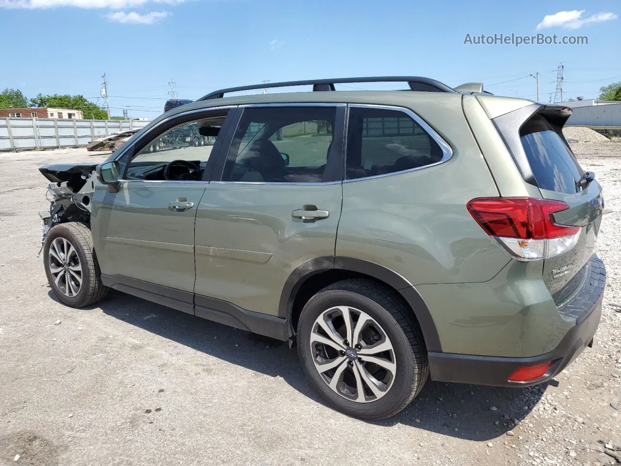 2020 Subaru Forester Limited Зеленый vin: JF2SKASC1LH550380