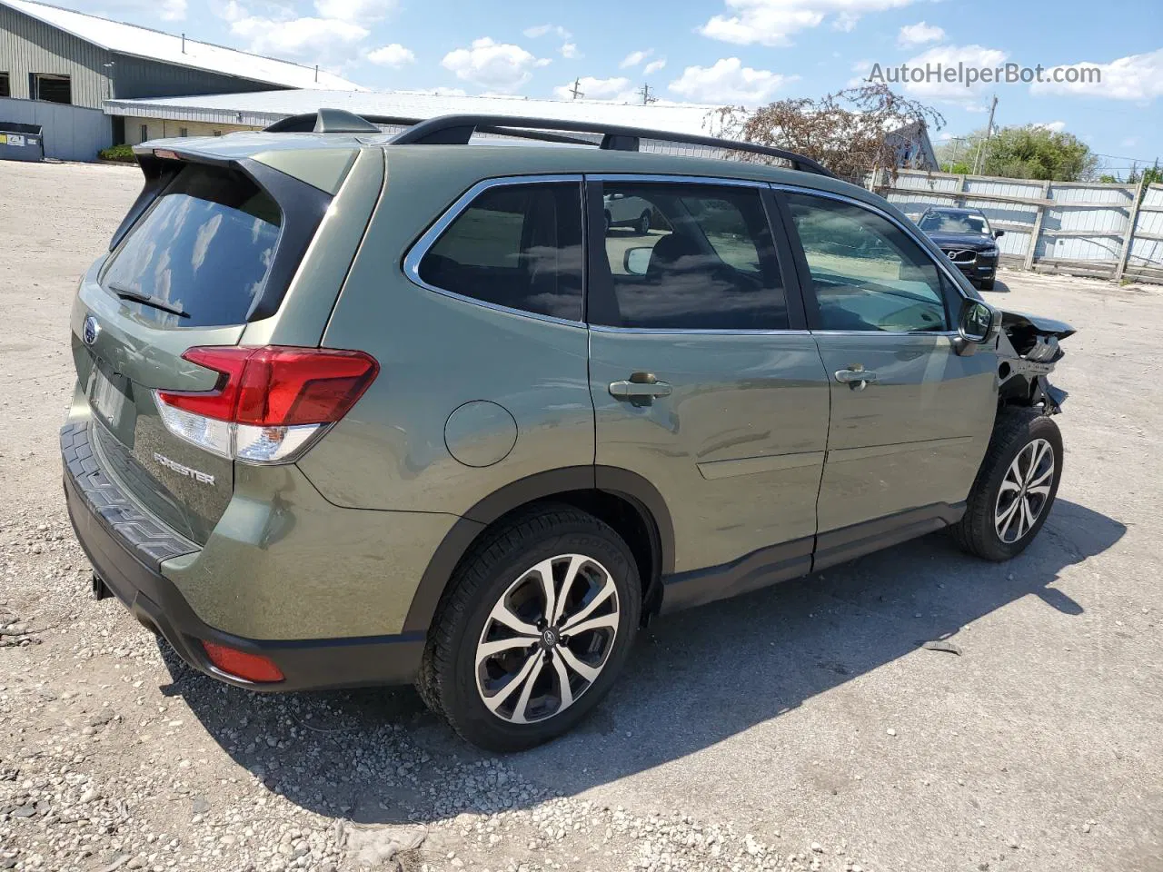 2020 Subaru Forester Limited Green vin: JF2SKASC1LH550380