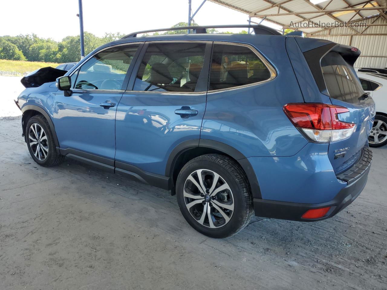 2019 Subaru Forester Limited Синий vin: JF2SKASC2KH521324