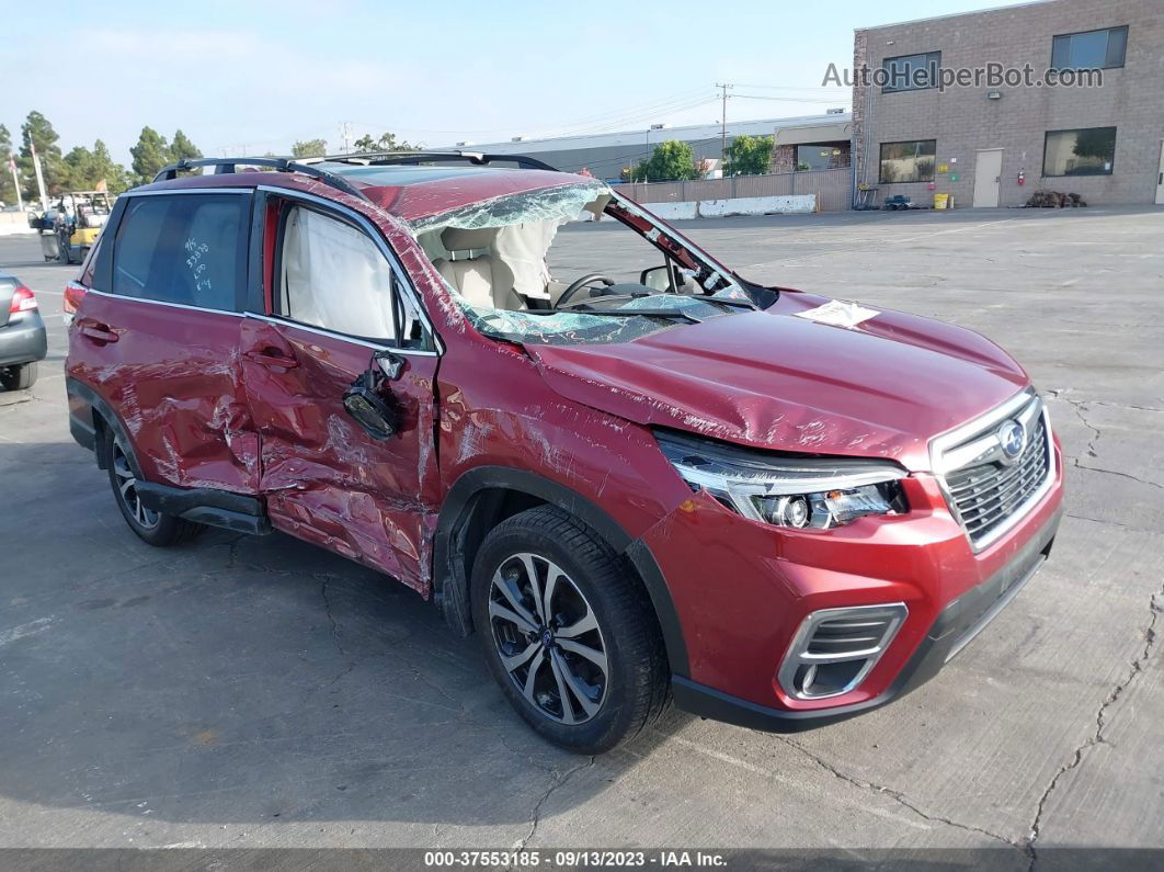 2019 Subaru Forester Limited Красный vin: JF2SKASC5KH486780