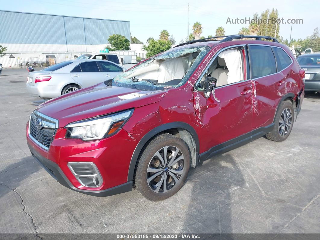 2019 Subaru Forester Limited Красный vin: JF2SKASC5KH486780