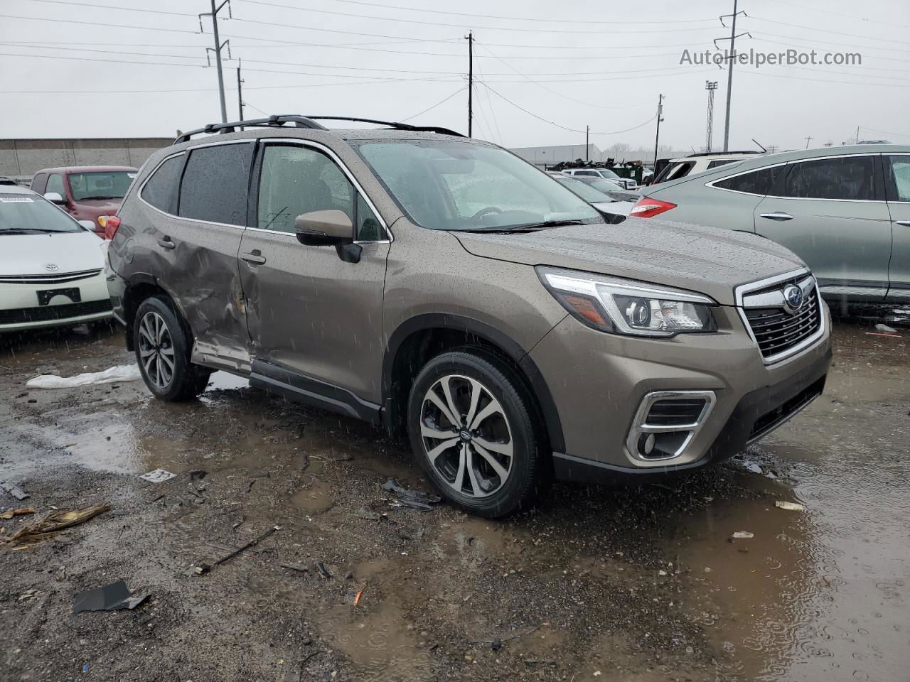 2020 Subaru Forester Limited Коричневый vin: JF2SKASC5LH432901