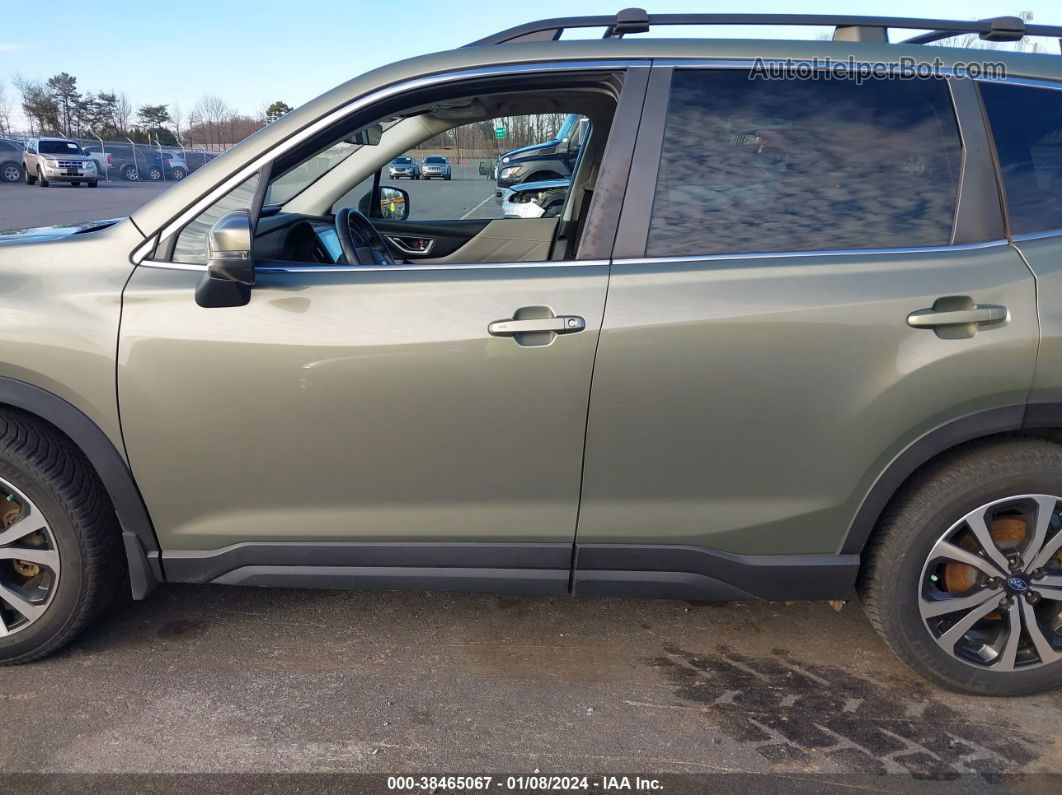 2019 Subaru Forester Limited Зеленый vin: JF2SKASC6KH495360