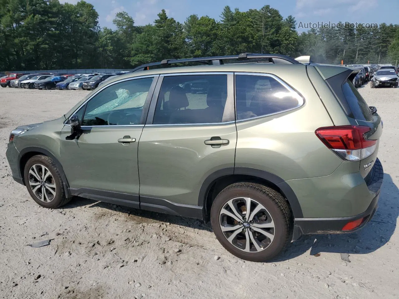 2019 Subaru Forester Limited Green vin: JF2SKASC7KH551547