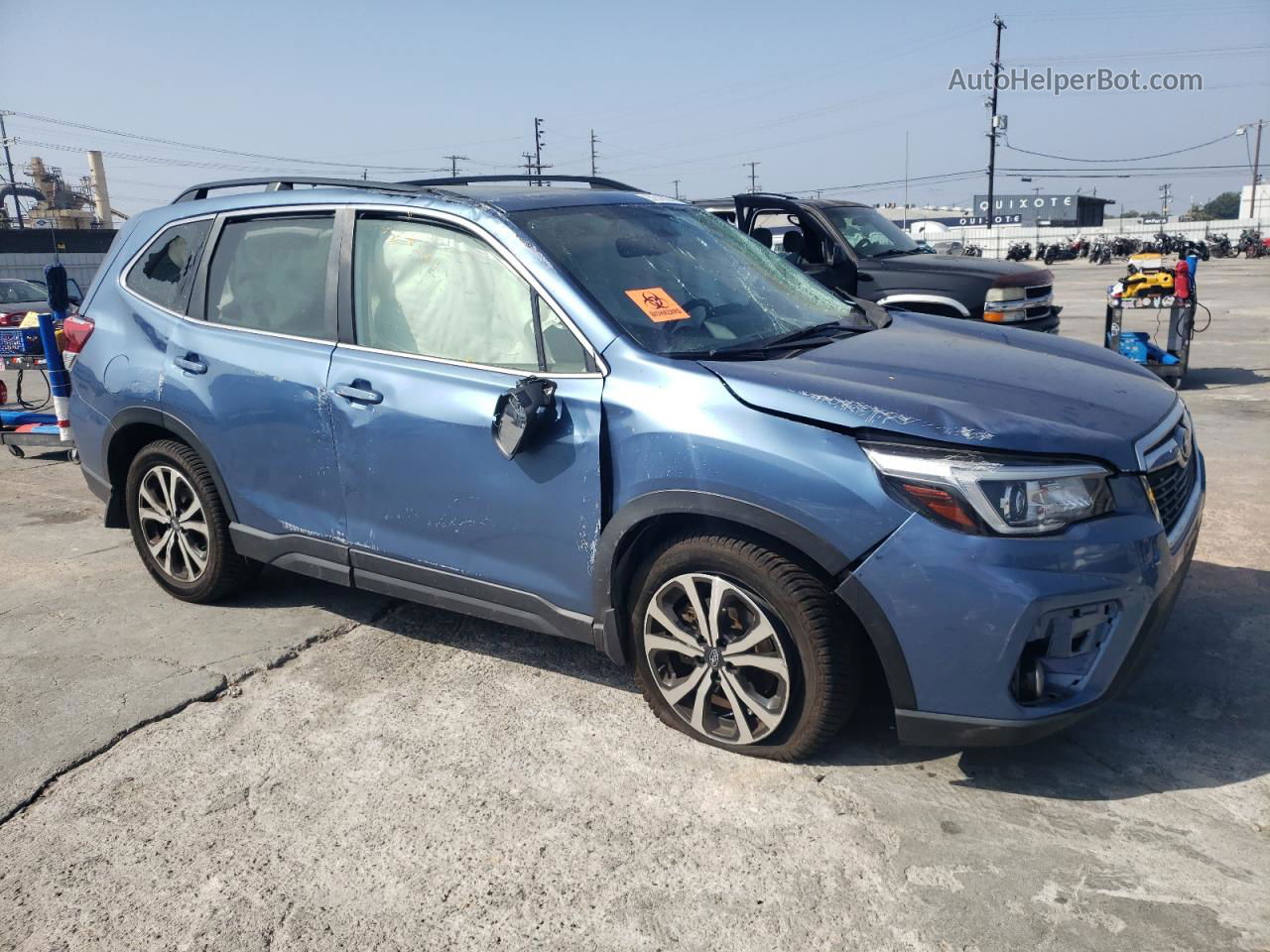 2020 Subaru Forester Limited Blue vin: JF2SKASC7LH445732