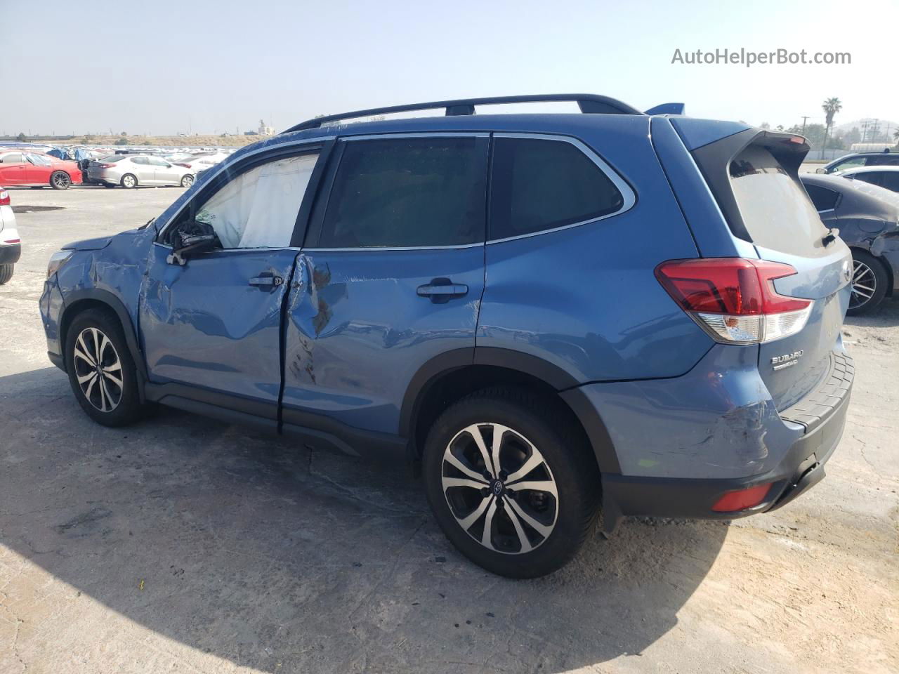 2020 Subaru Forester Limited Синий vin: JF2SKASC7LH445732