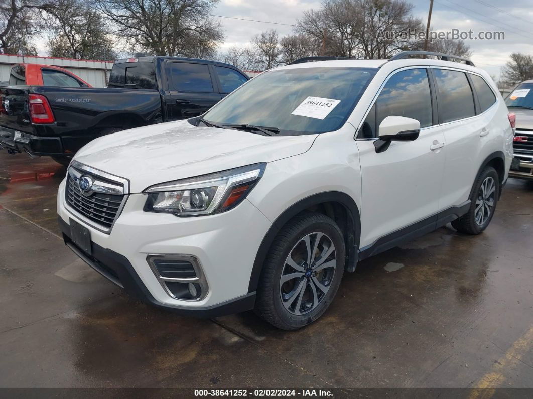 2020 Subaru Forester Limited White vin: JF2SKASC7LH535608