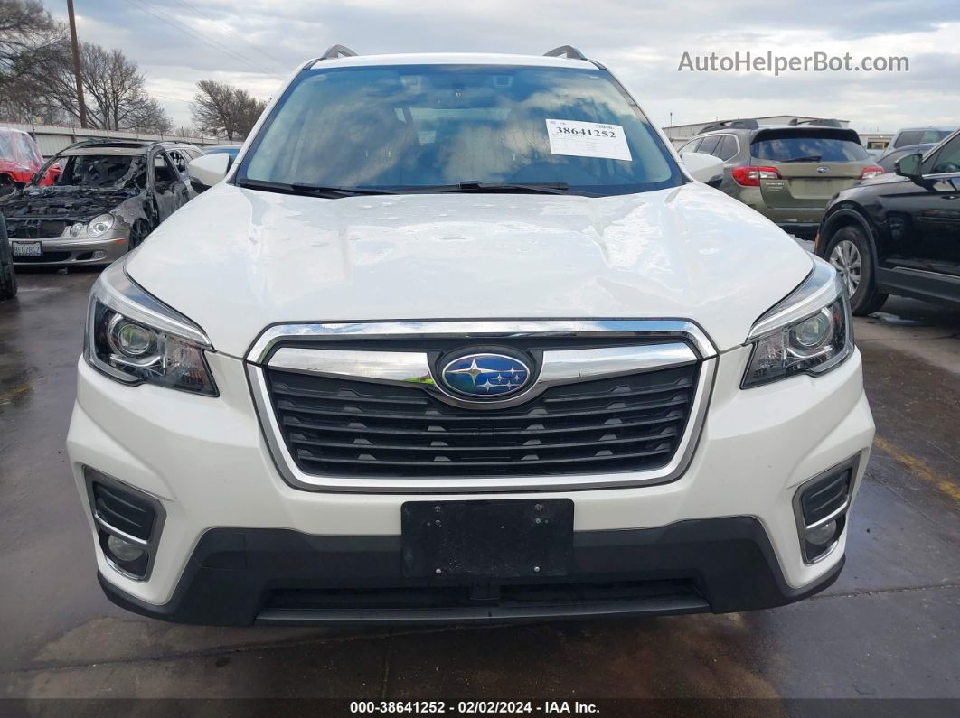 2020 Subaru Forester Limited White vin: JF2SKASC7LH535608