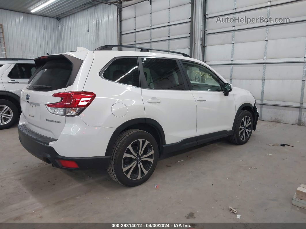 2019 Subaru Forester Limited White vin: JF2SKASC8KH411751