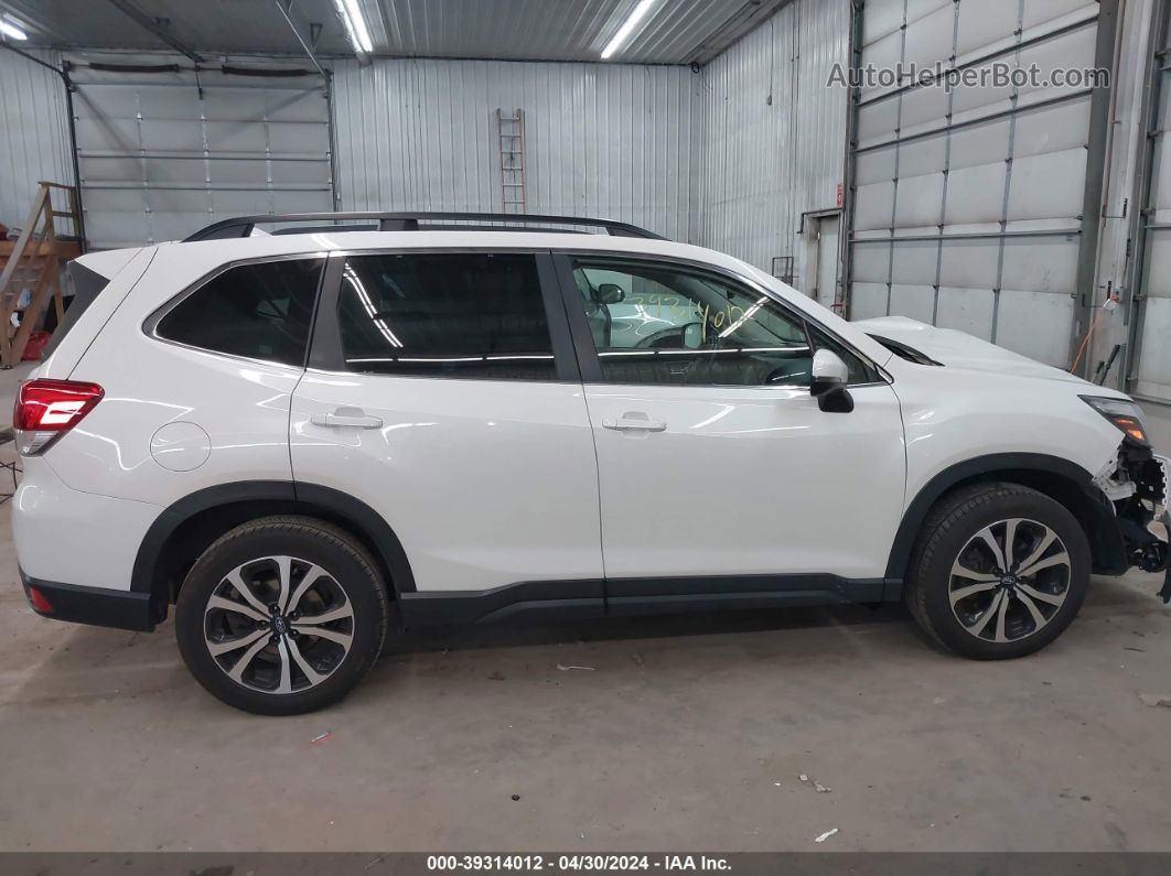 2019 Subaru Forester Limited White vin: JF2SKASC8KH411751