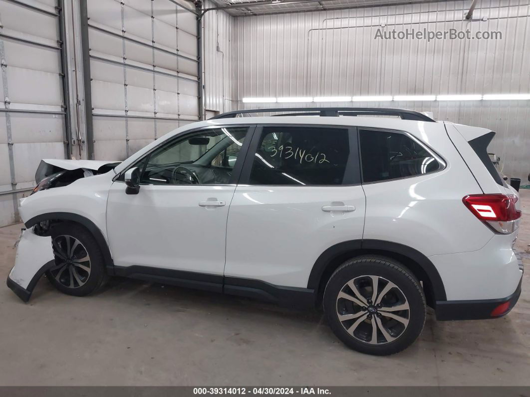 2019 Subaru Forester Limited White vin: JF2SKASC8KH411751