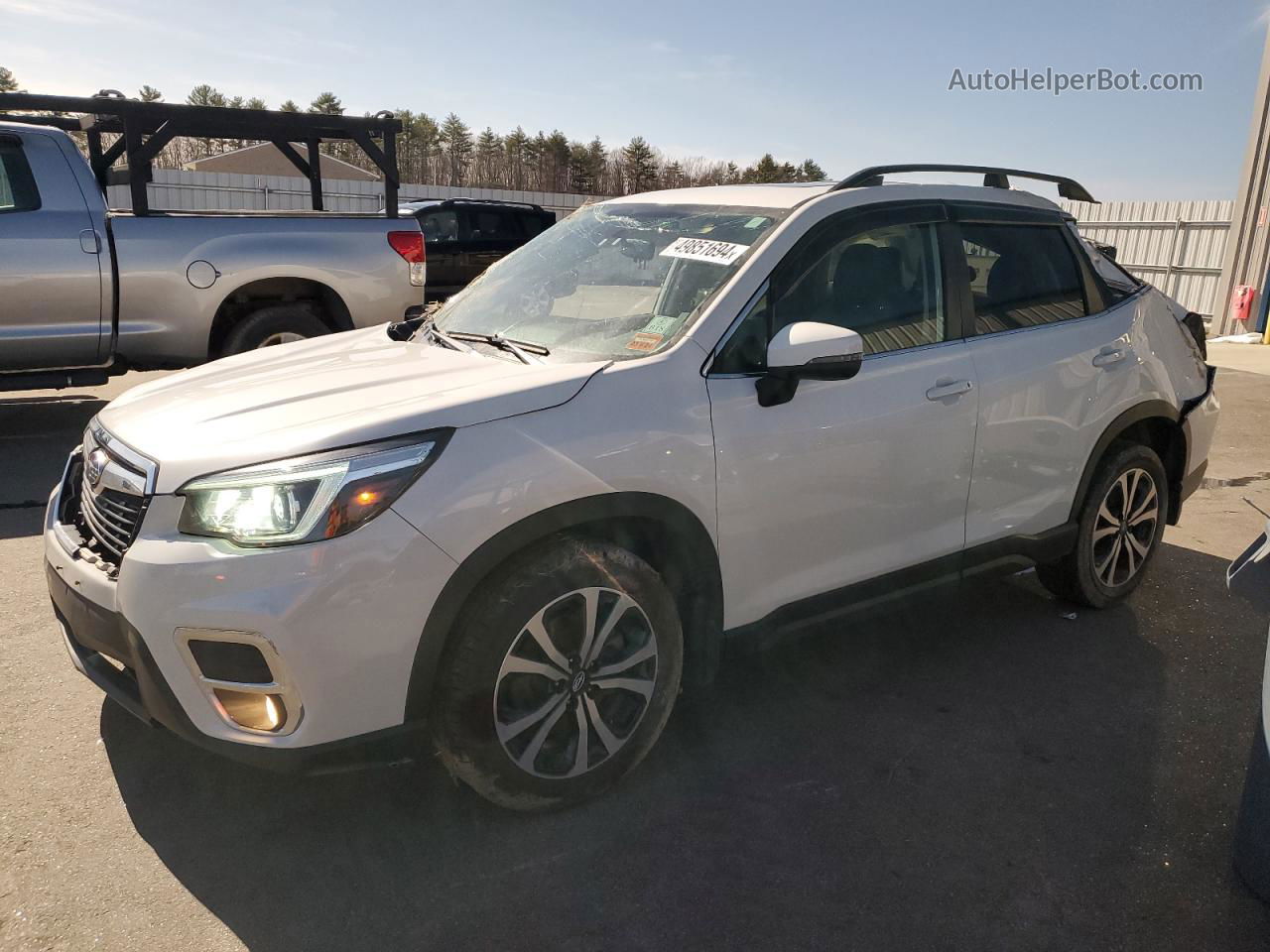 2019 Subaru Forester Limited Белый vin: JF2SKASCXKH489089