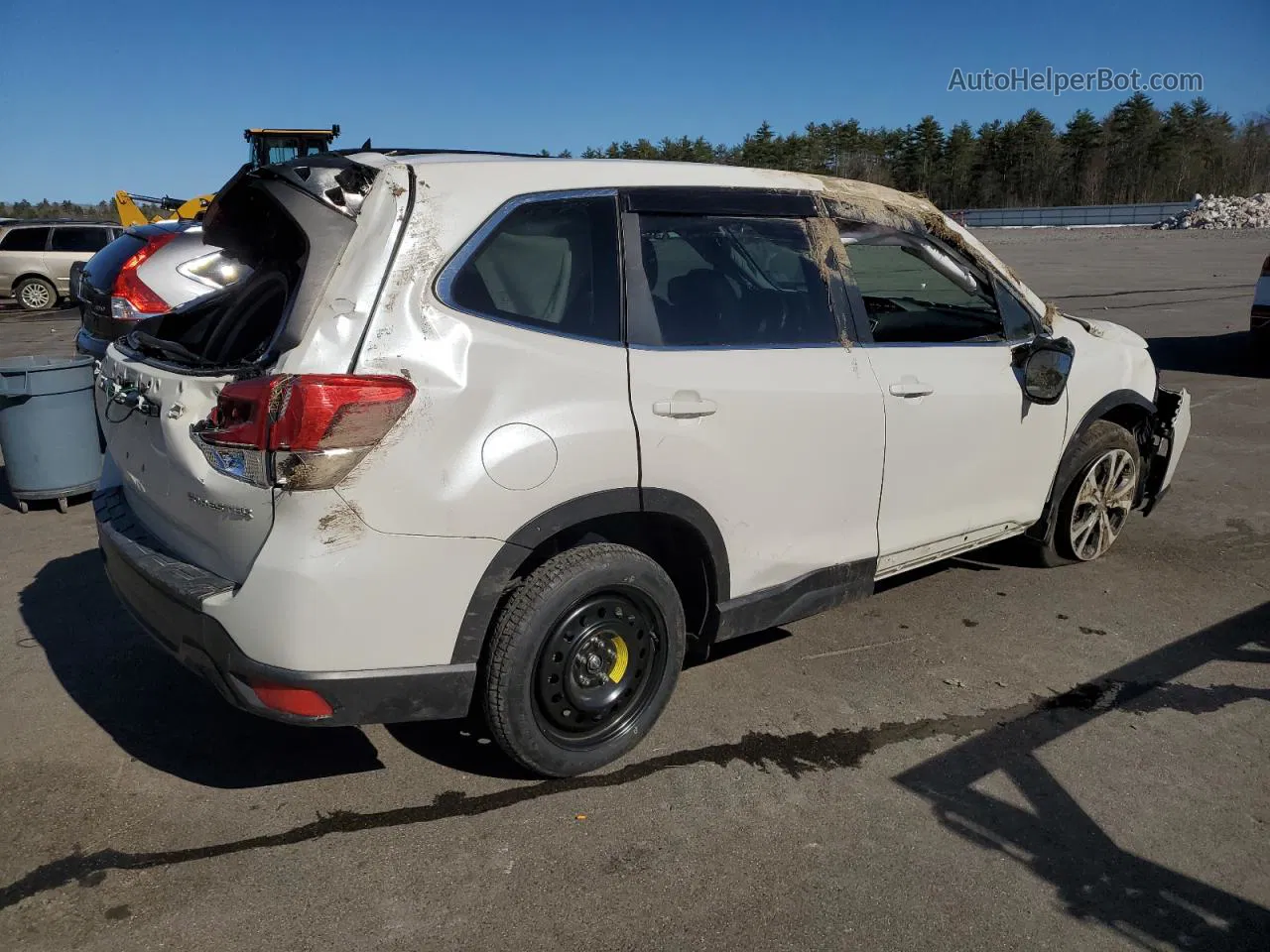 2019 Subaru Forester Limited Белый vin: JF2SKASCXKH489089