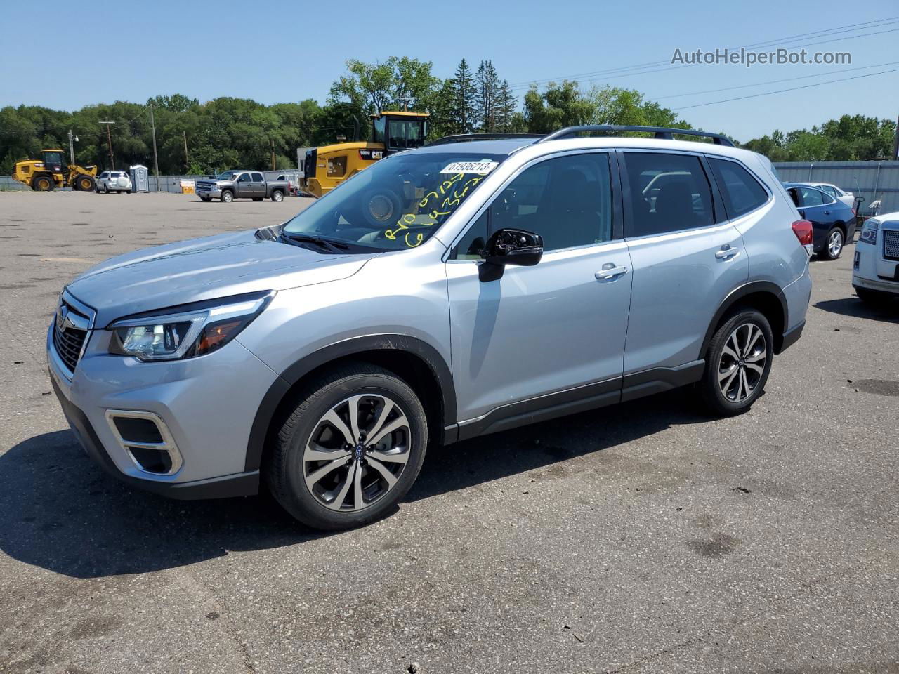 2020 Subaru Forester Limited Silver vin: JF2SKASCXLH465232