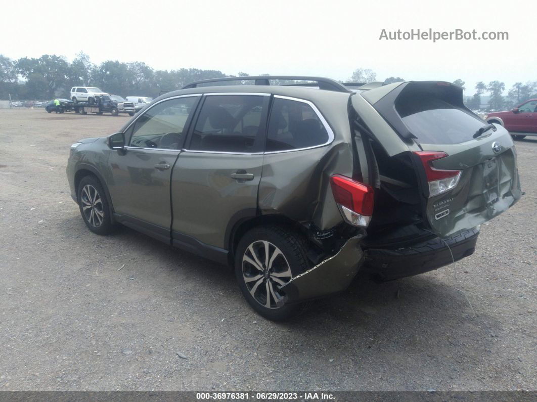 2020 Subaru Forester Limited Green vin: JF2SKASCXLH534369