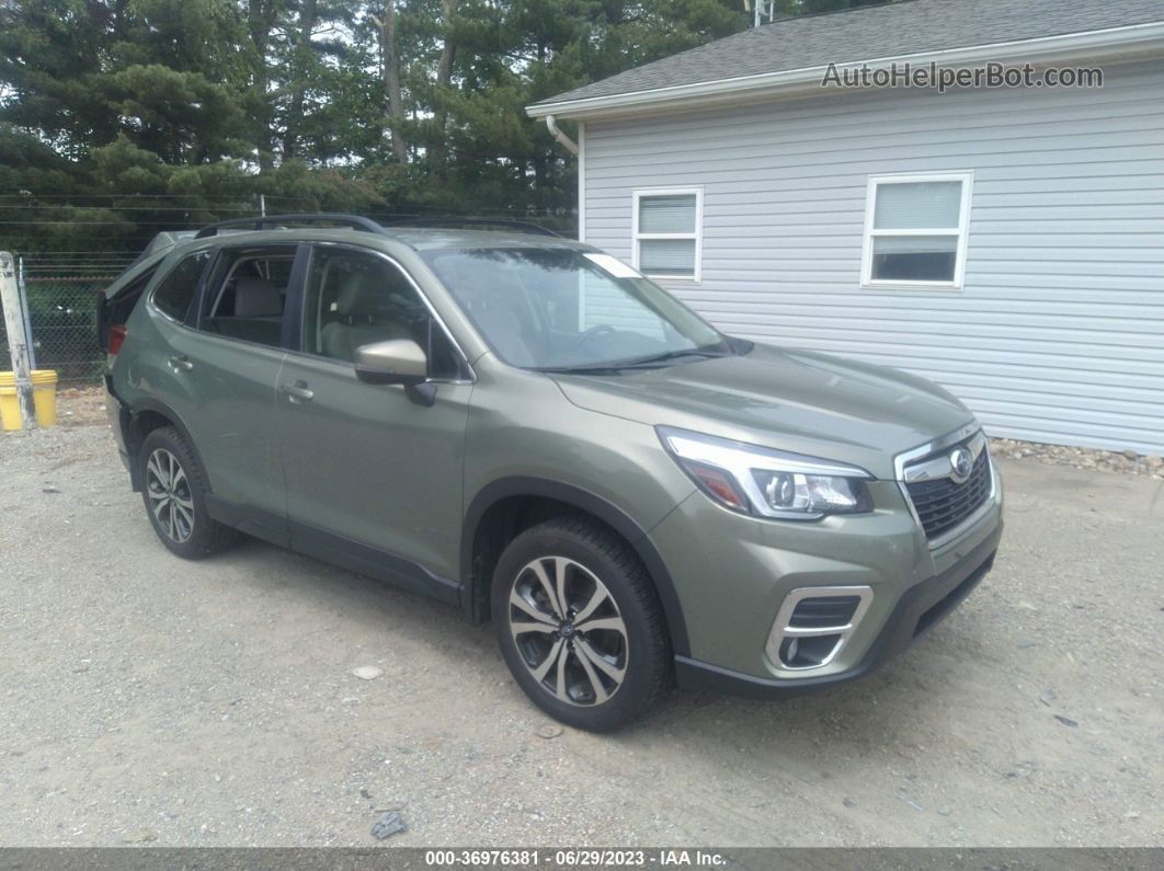 2020 Subaru Forester Limited Green vin: JF2SKASCXLH534369