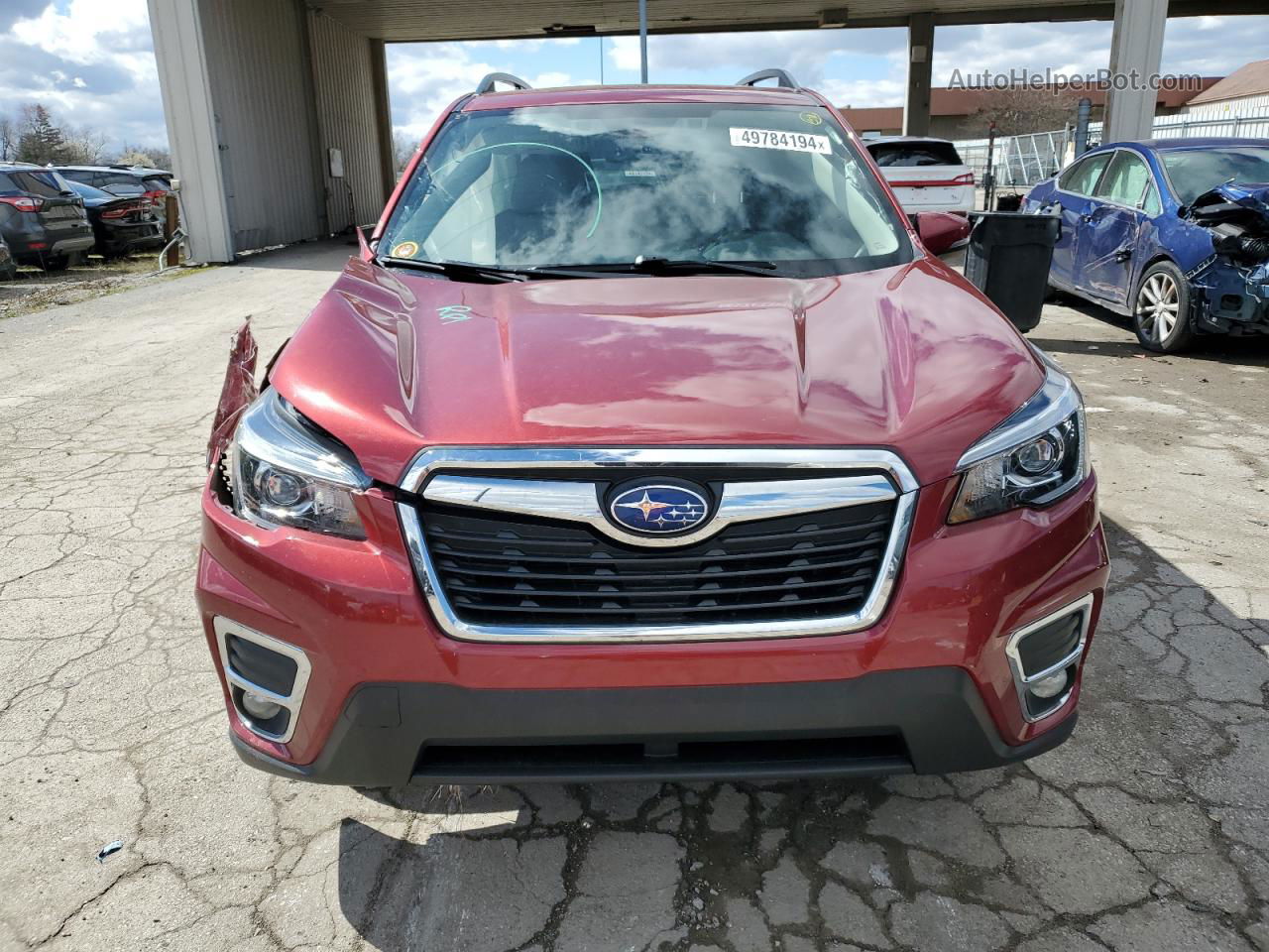 2019 Subaru Forester Limited Красный vin: JF2SKAUC0KH510125