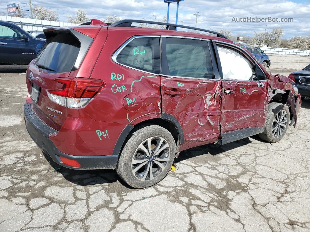 2019 Subaru Forester Limited Red vin: JF2SKAUC0KH510125