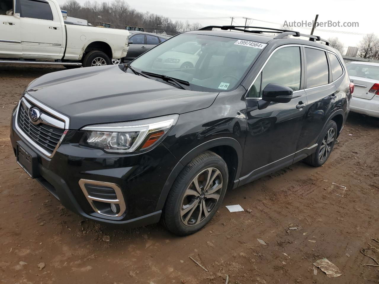 2020 Subaru Forester Limited Черный vin: JF2SKAUC1LH610445