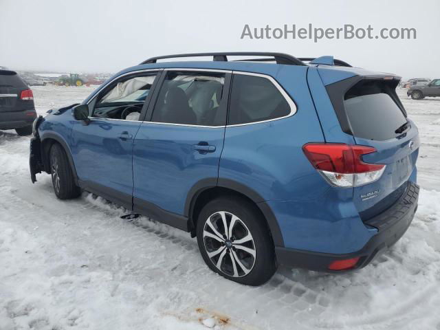 2019 Subaru Forester Limited Blue vin: JF2SKAUC2KH412942