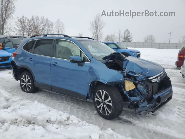 2019 Subaru Forester Limited Blue vin: JF2SKAUC2KH412942