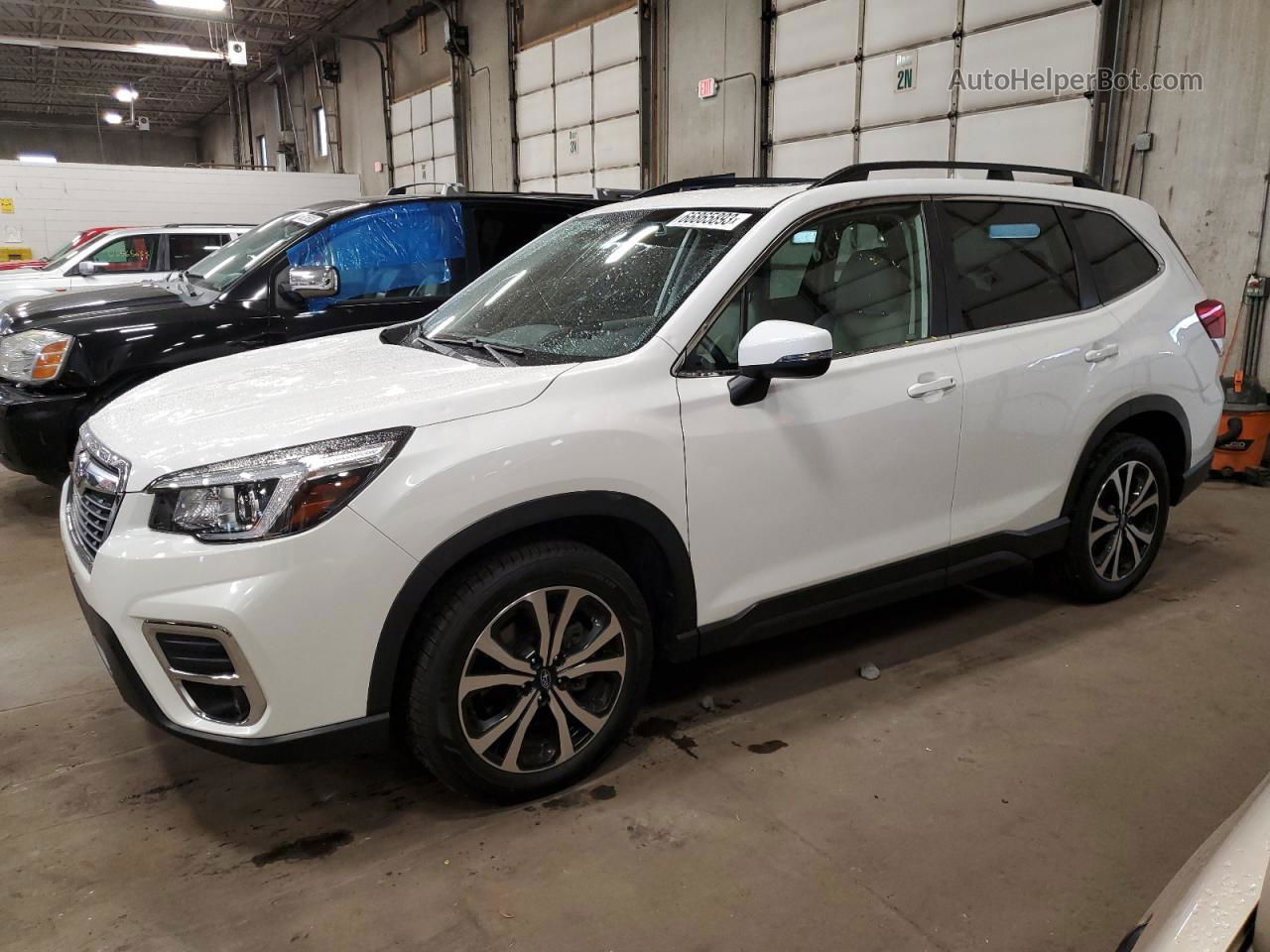 2019 Subaru Forester Limited White vin: JF2SKAUC2KH574117