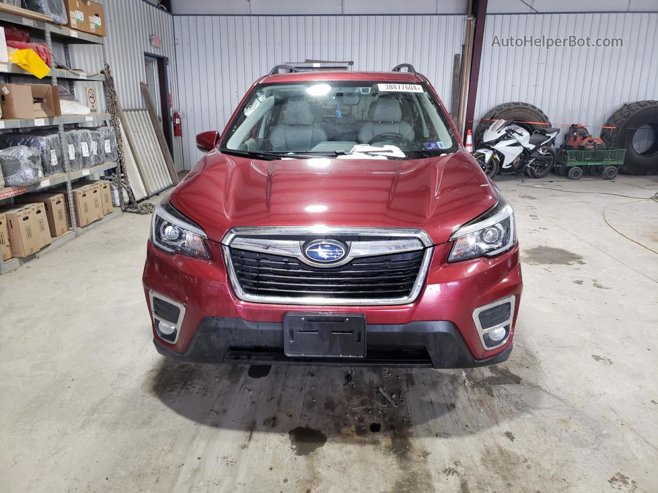 2020 Subaru Forester Limited Maroon vin: JF2SKAUC2LH444565