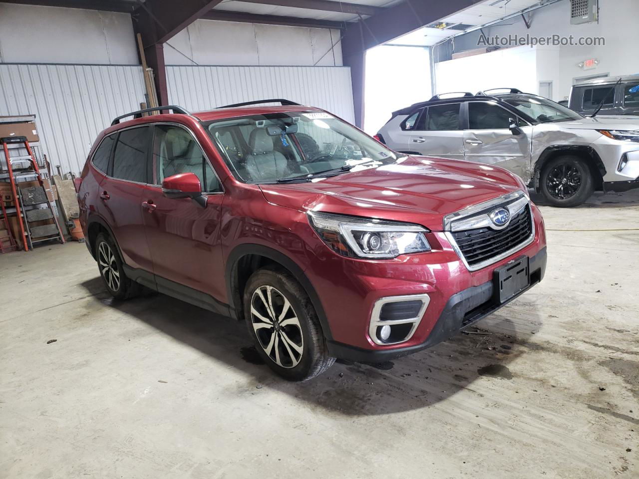 2020 Subaru Forester Limited Maroon vin: JF2SKAUC2LH444565