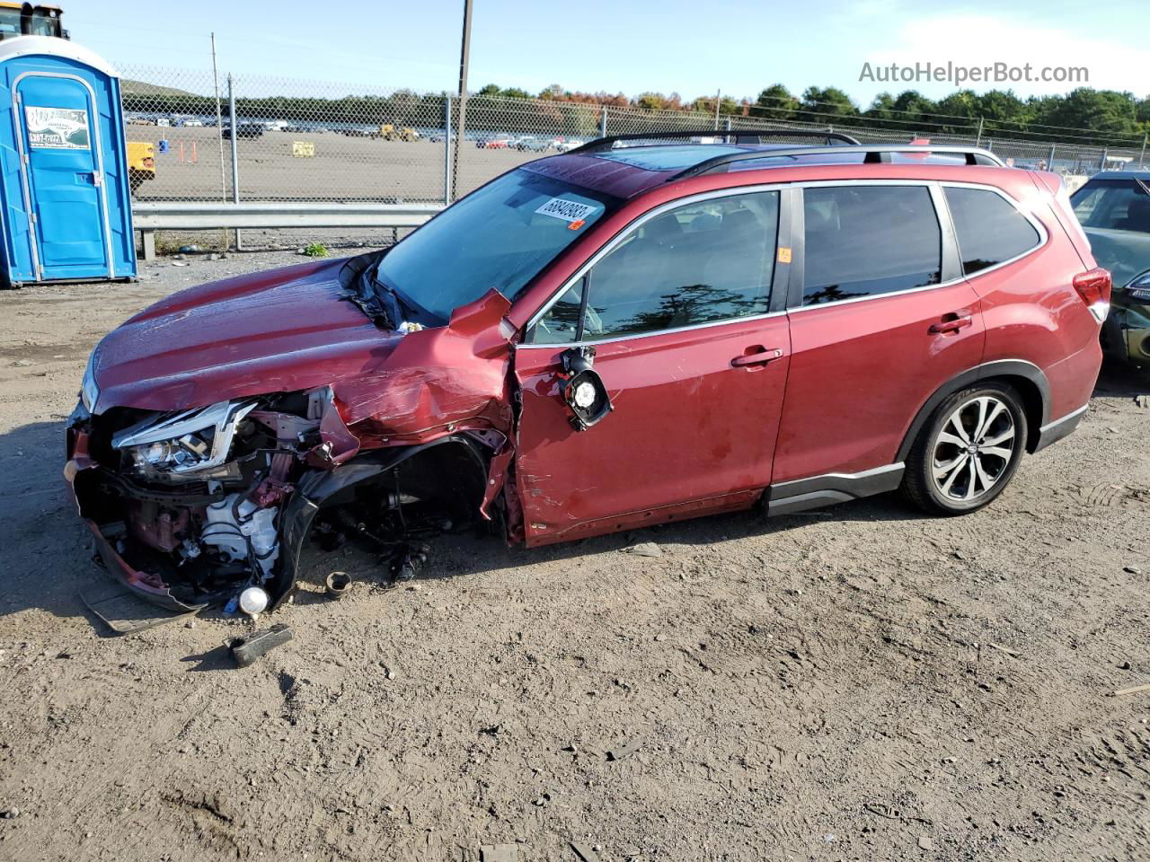 2020 Subaru Forester Limited Red vin: JF2SKAUC3LH444817