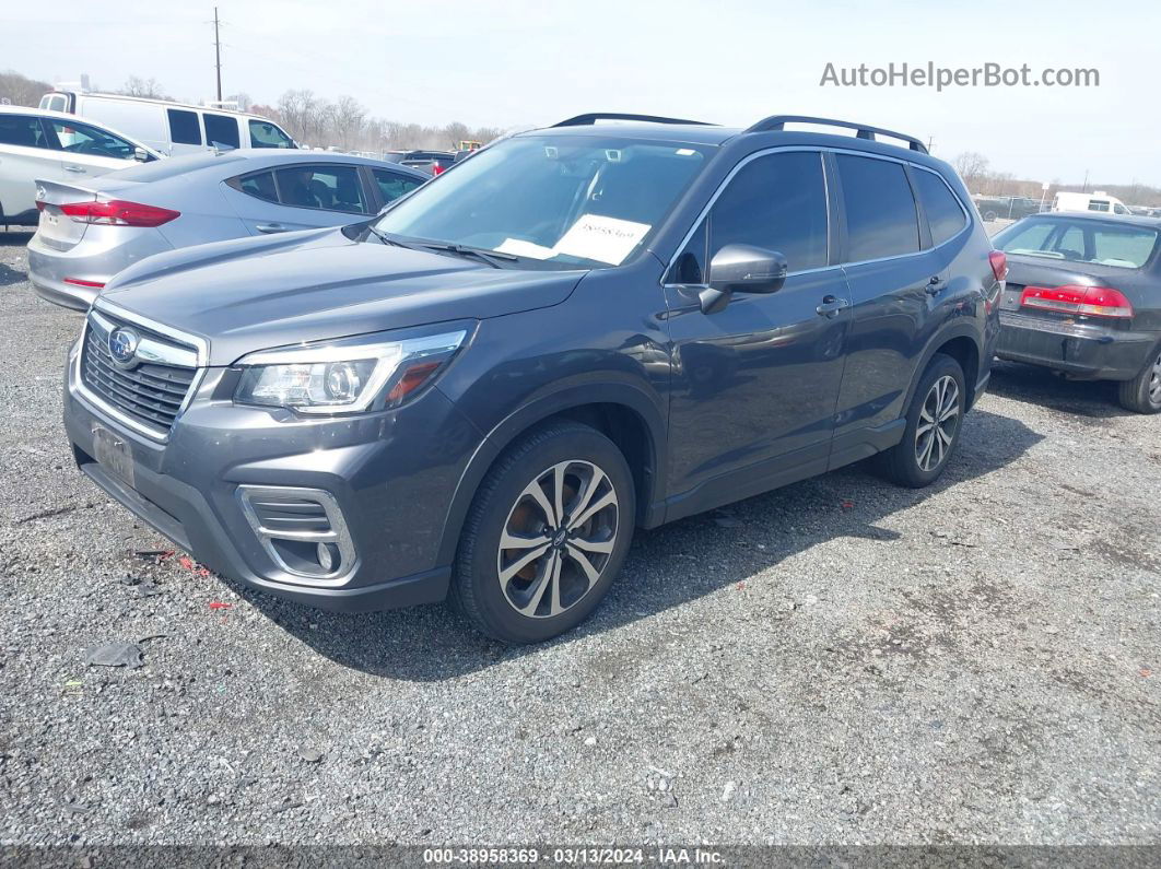 2020 Subaru Forester Limited Gray vin: JF2SKAUC3LH550099