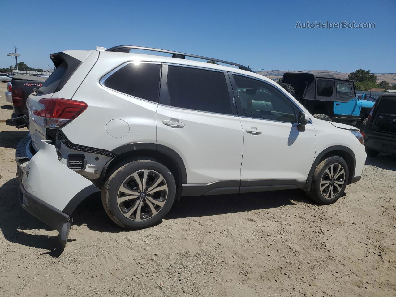 2020 Subaru Forester Limited Белый vin: JF2SKAUC3LH588108