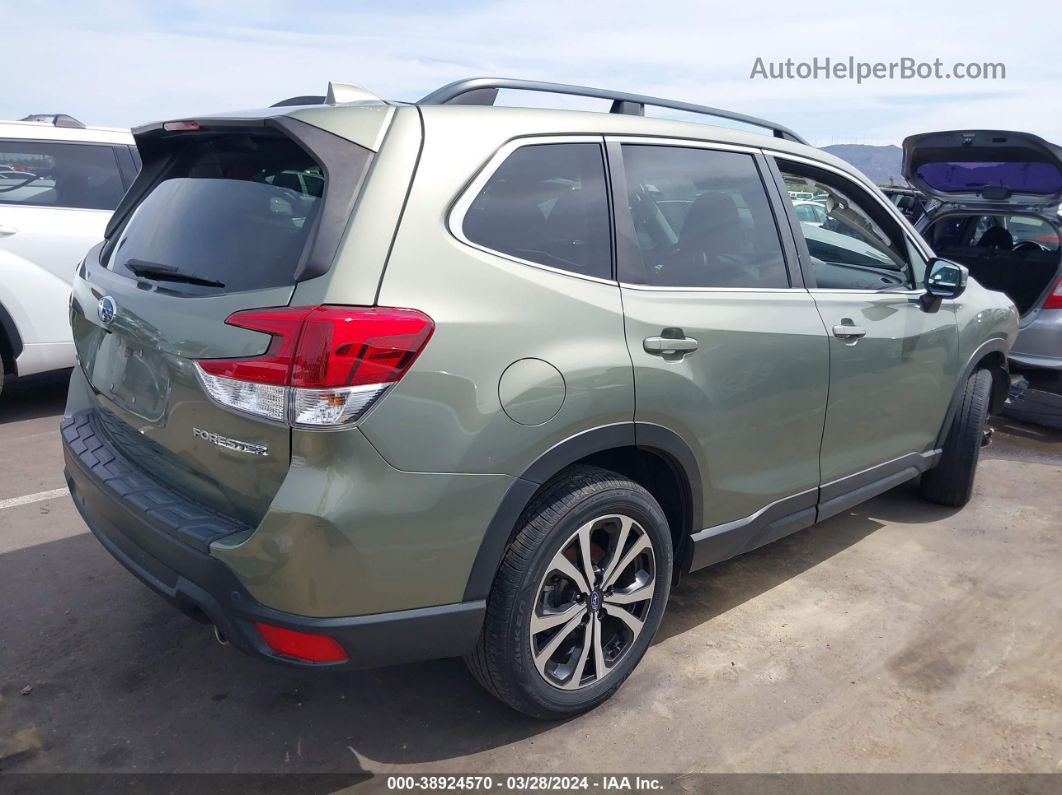 2020 Subaru Forester Limited Green vin: JF2SKAUC4LH421952