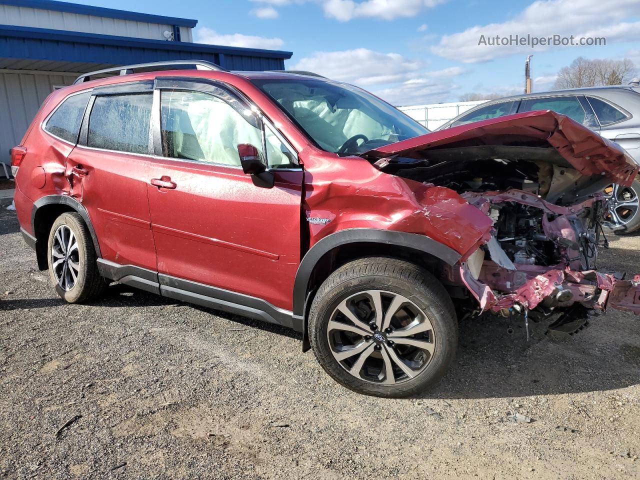 2020 Subaru Forester Limited Maroon vin: JF2SKAUC4LH491676